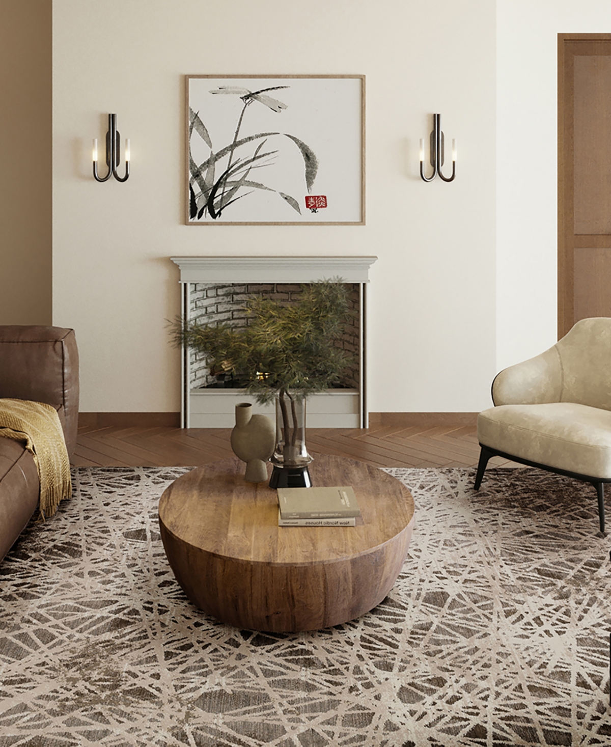 Dalyn Denizi Dz4 7'10" X 10' Area Rug In Brown