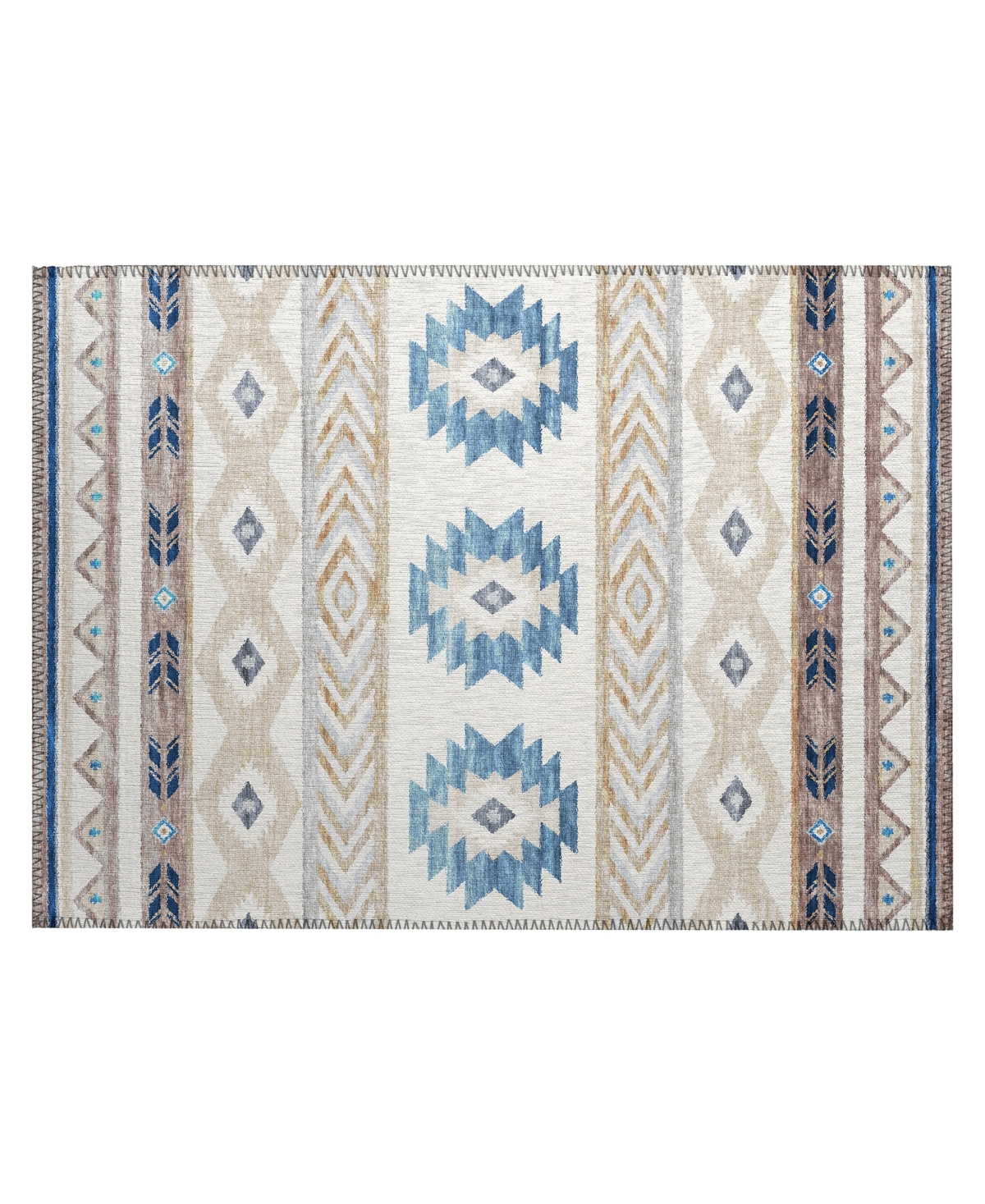 D Style Phoenix Ph3 1'8" X 2'6" Area Rug In Ivory