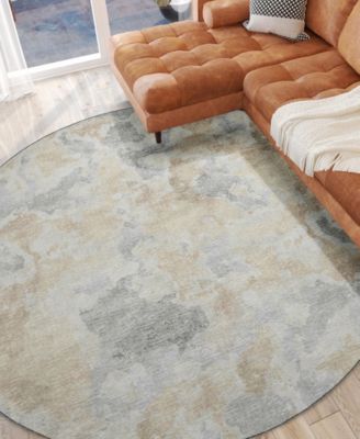 Camberly Washable CM2 8' x 8' Round Area Rug