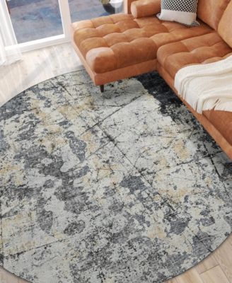 Camberly Washable CM3 8' x 8' Round Area Rug