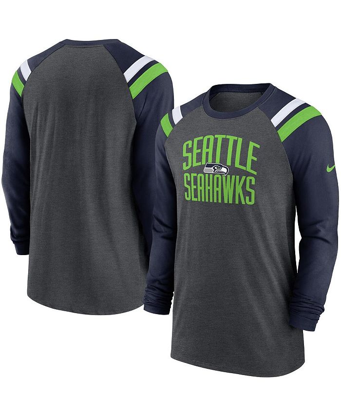 Lids Seattle Seahawks Nike Fashion Tri-Blend Long Sleeve T-Shirt