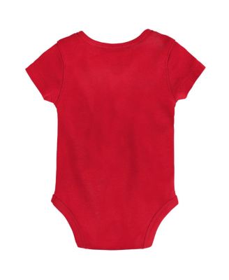 Newborn Boys and Girls Red Georgia Bulldogs College Football Playoff 2022 National Champions Bodysuit