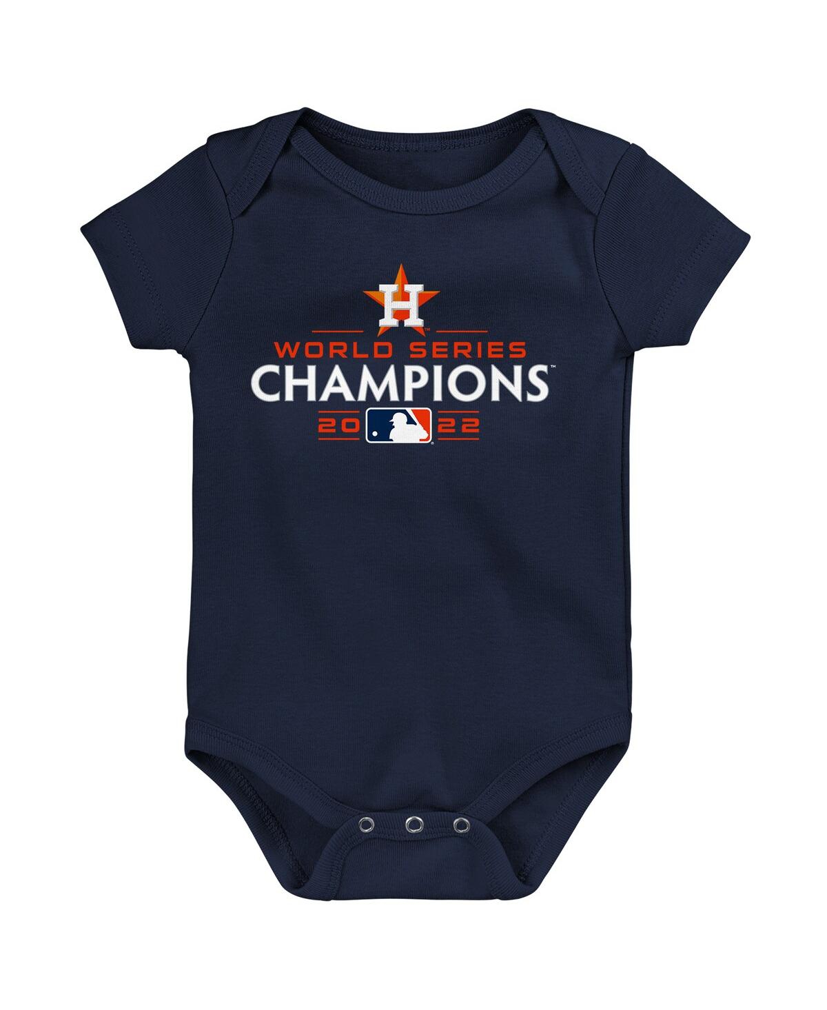 Shop Fanatics Infant Boys And Girls  Navy Houston Astros 2022 World Series Champions Bodysuit