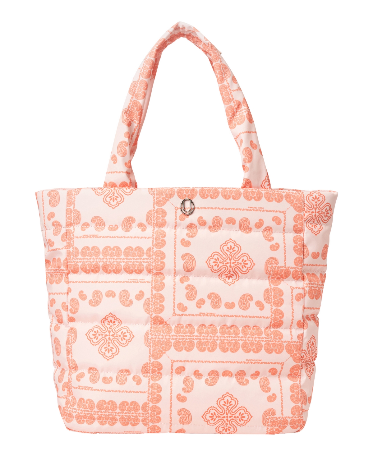 Urban Originals Lennox Extra Large Tote Bag In Bandana Peach
