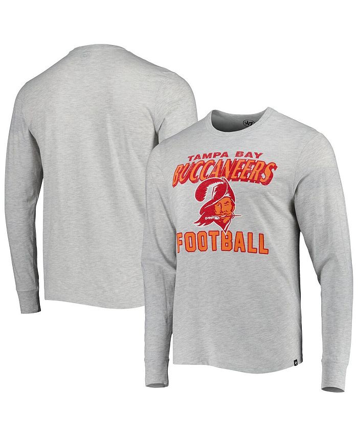 47 Brand Men's Heathered Gray Tampa Bay Buccaneers Dozer Franklin Long  Sleeve T-shirt - Macy's