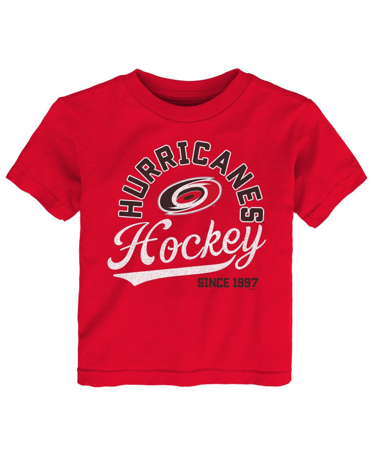 Outerstuff Toddler Boys And Girls Red Chicago Blackhawks Take The Lead T-shirt In Red
