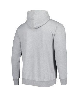 Men's Heather Gray Dallas Mavericks Wordmark French Terry Pullover Hoodie