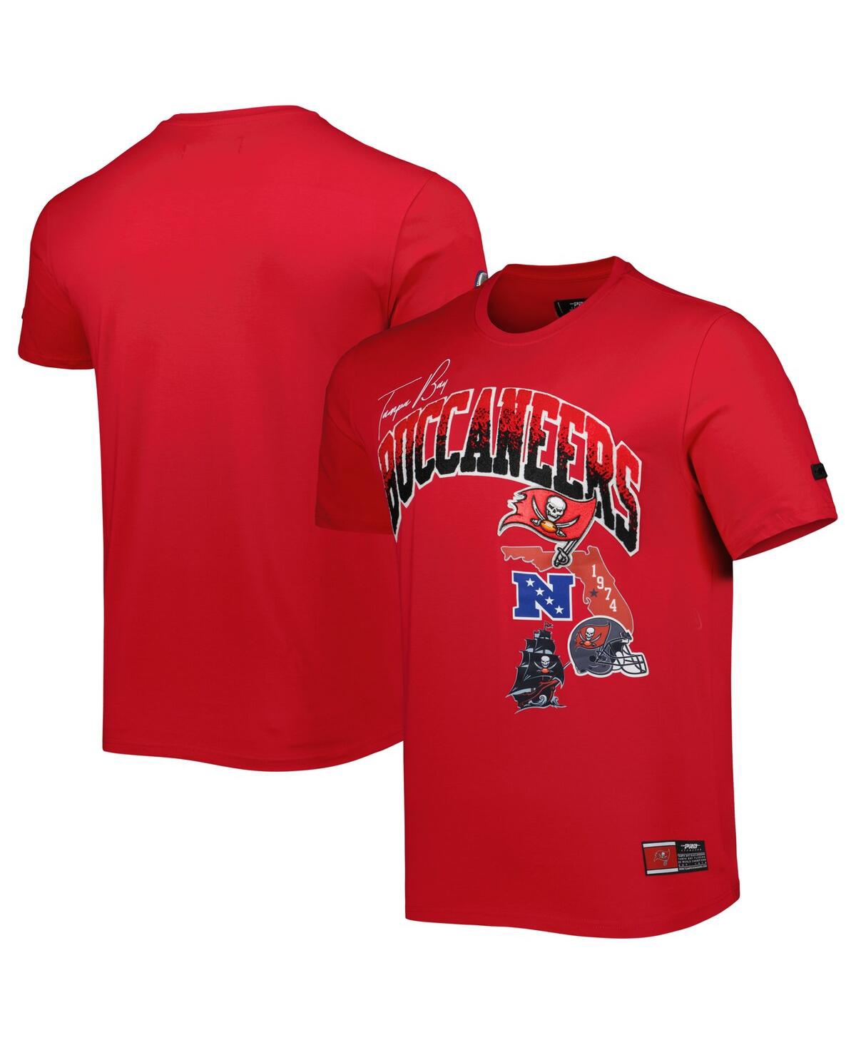 Shop Pro Standard Men's  Red Tampa Bay Buccaneers Hometown Collection T-shirt