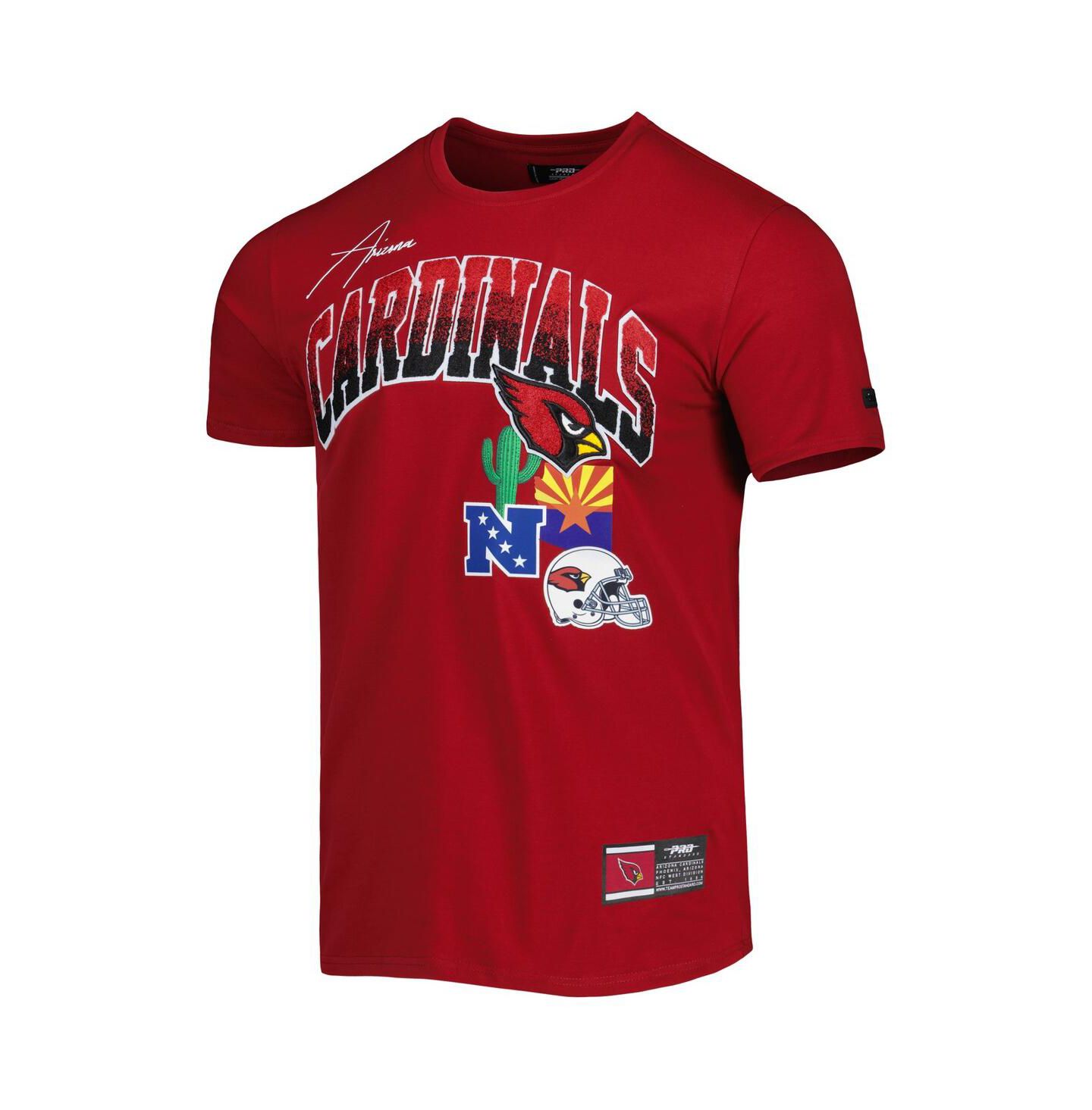 Мужская футболка Pro Standard Cardinal Arizona Cardinals Hometown Collection — фото 2