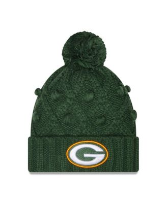 Women's Green Green Bay Packers Toasty Cuffed Knit Hat with Pom