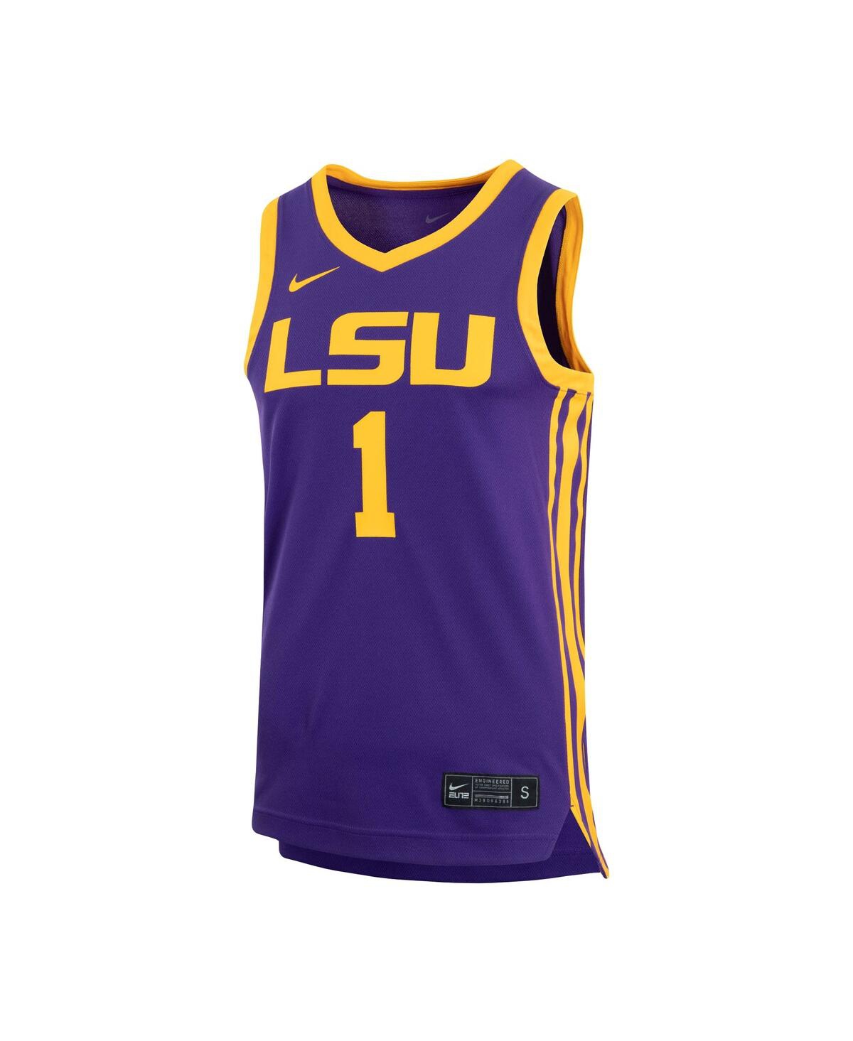 Nike Men s Nike Purple Lsu Tigers Replica Basketball Jersey Purple Smart Closet