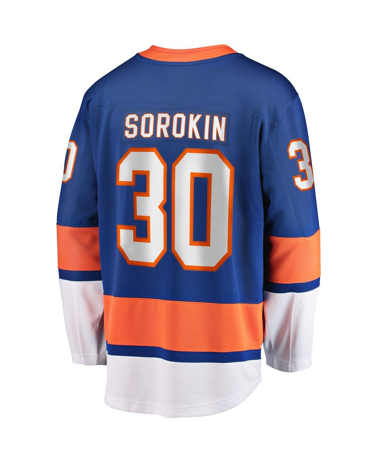 Men's Fanatics Ilya SorokNew York Islanders Home Breakaway Player Jersey - Royal