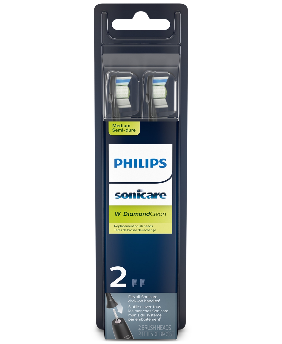 Shop Philips 2-pk. Sonicare Diamondclean Brush Heads In White
