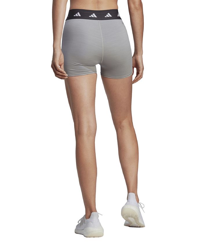 adidas Women's Techfit Elastic-Waist Biker Shorts - Macy's