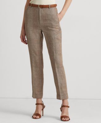 Ralph lauren women's plaid pants on sale