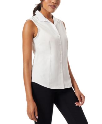 Women's Cotton Easy-Care Sleeveless Shirt
