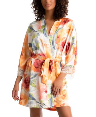 Linea Donatella - Women's Lindsey Garden Lace-Trim Robe