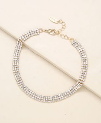Unexpected 18K Gold Plated Sparkle Anklet