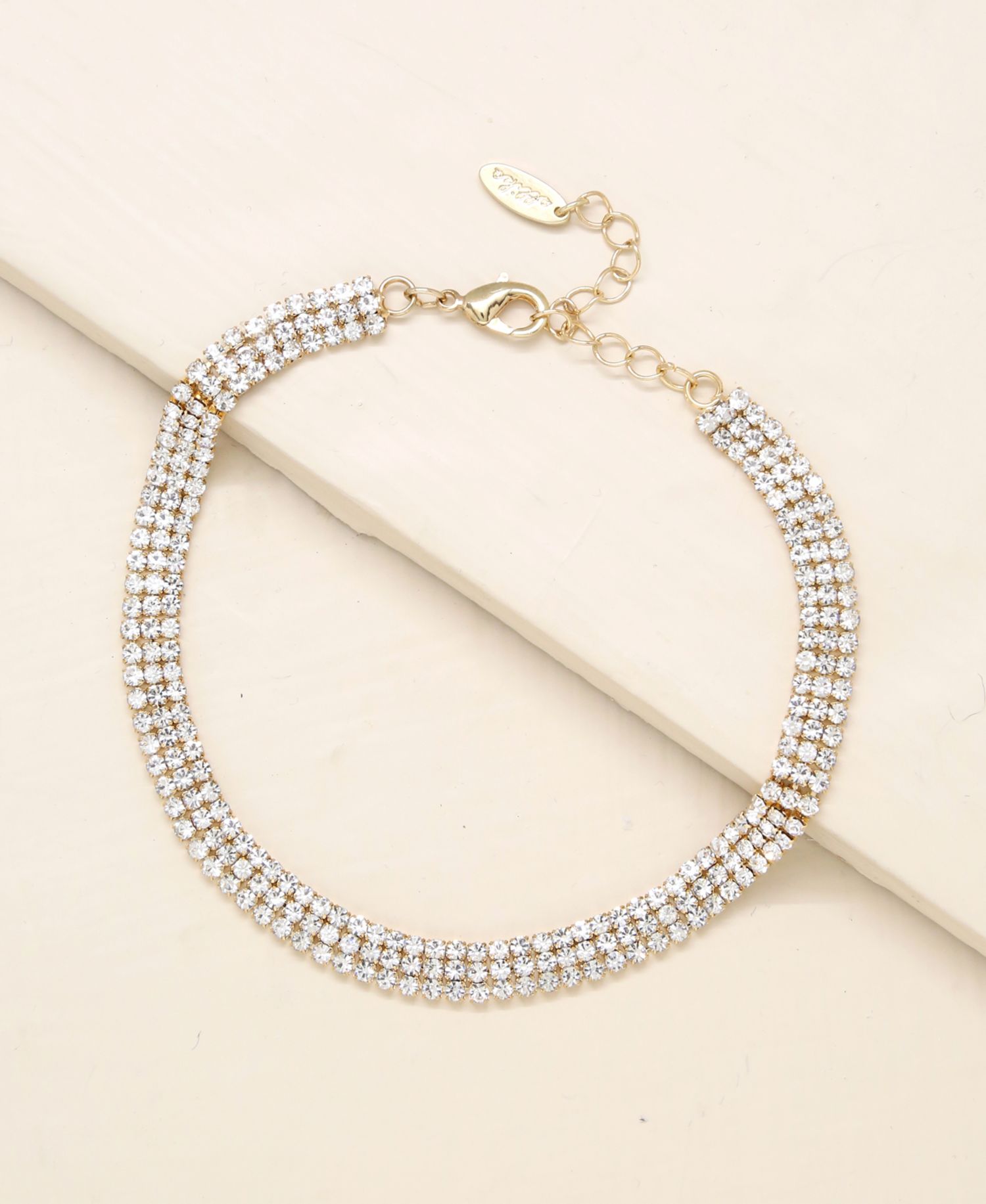 Unexpected 18K Gold Plated Sparkle Anklet