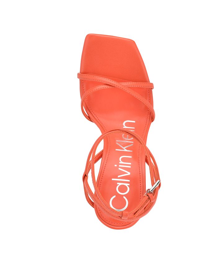 Calvin Klein Women's Tegin Strappy Dress High Heel Sandals Macy's