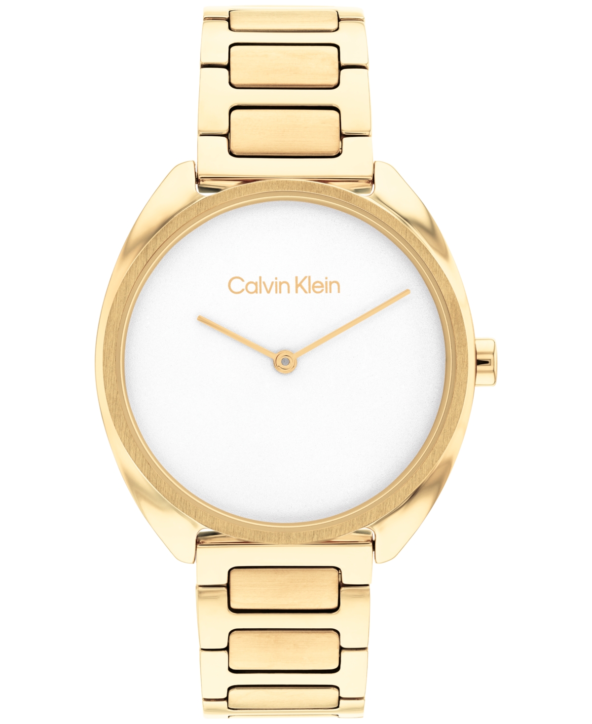 Calvin Klein Women's Gold-tone Stainless Steel Bracelet Watch 34mm