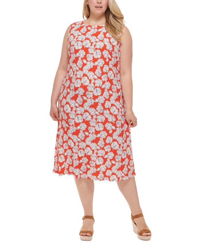 Macy's tommy hilfiger plus size dresses online