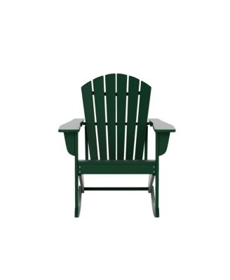 Outdoor Patio Poly Adirondack Rocking Chair Rocker