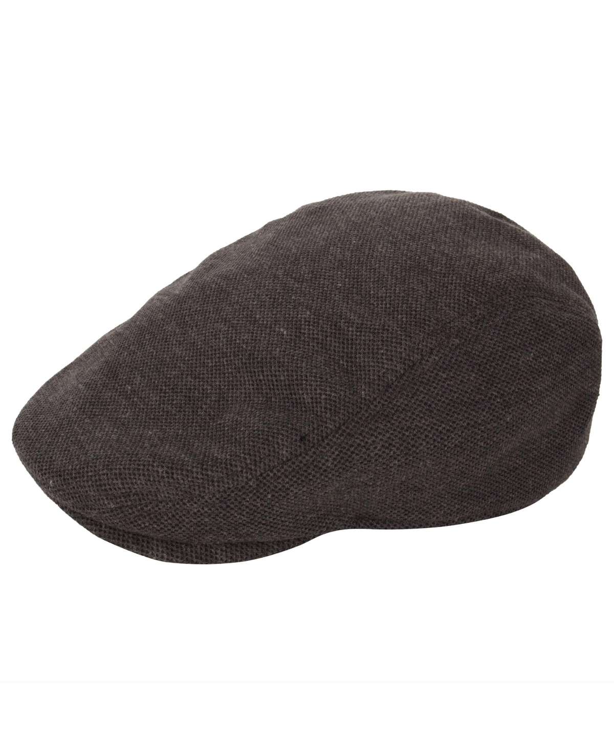 Men's Stretch Pique Flat Top Hat - Black