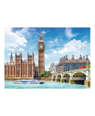 Red 2000 Piece Puzzle - Big Ben, London, England
