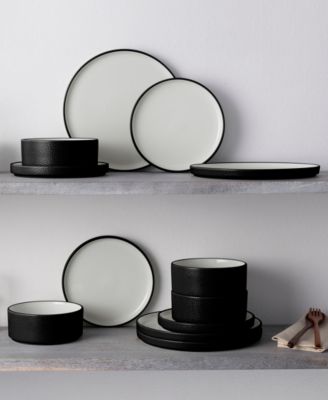 Colortex Stone 12-Piece Dinnerware Set, Service for 4