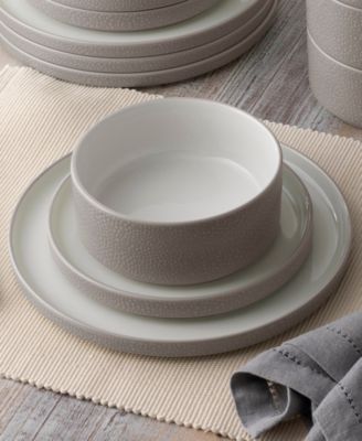 Colortex Stone 12-Piece Dinnerware Set, Service for 4