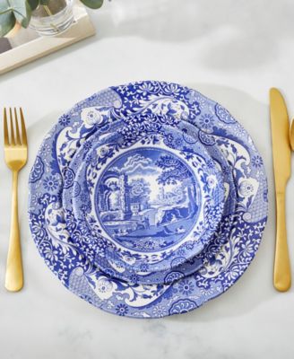 Blue Italian Dinner Plate