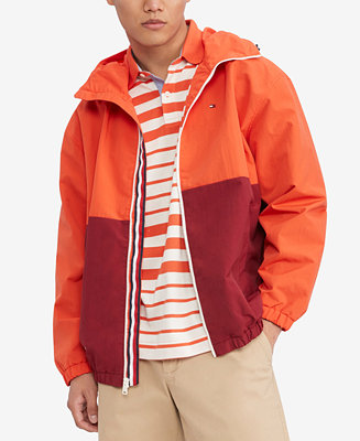 Tommy Hilfiger Men's Colorblocked Hooded Regatta Jacket - Macy's