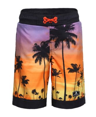 Big Boys Quick Dry Drawstring Swim Trunks Board Shorts with Mesh Lining UPF50+ XS-XXL