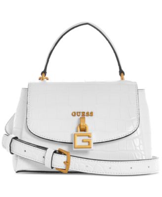GUESS - Montreal Mini Croc-Embossed Crossbody Flap