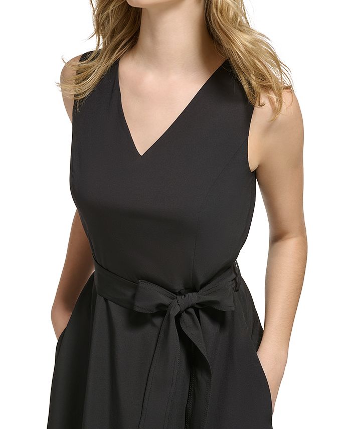 V-Neck Midi Dress  Calvin Klein® Canada