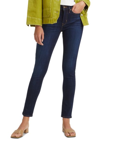 Женские джинсы Levi's 311 Mid Rise Shaping Skinny, цвет: Кобальтовый мглистый