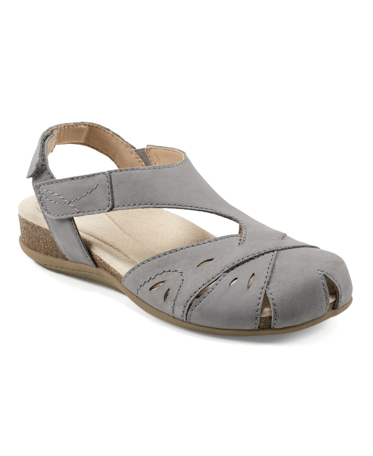 Earth Women's Birdine Casual Round Toe Slip-on Sandals -Leather