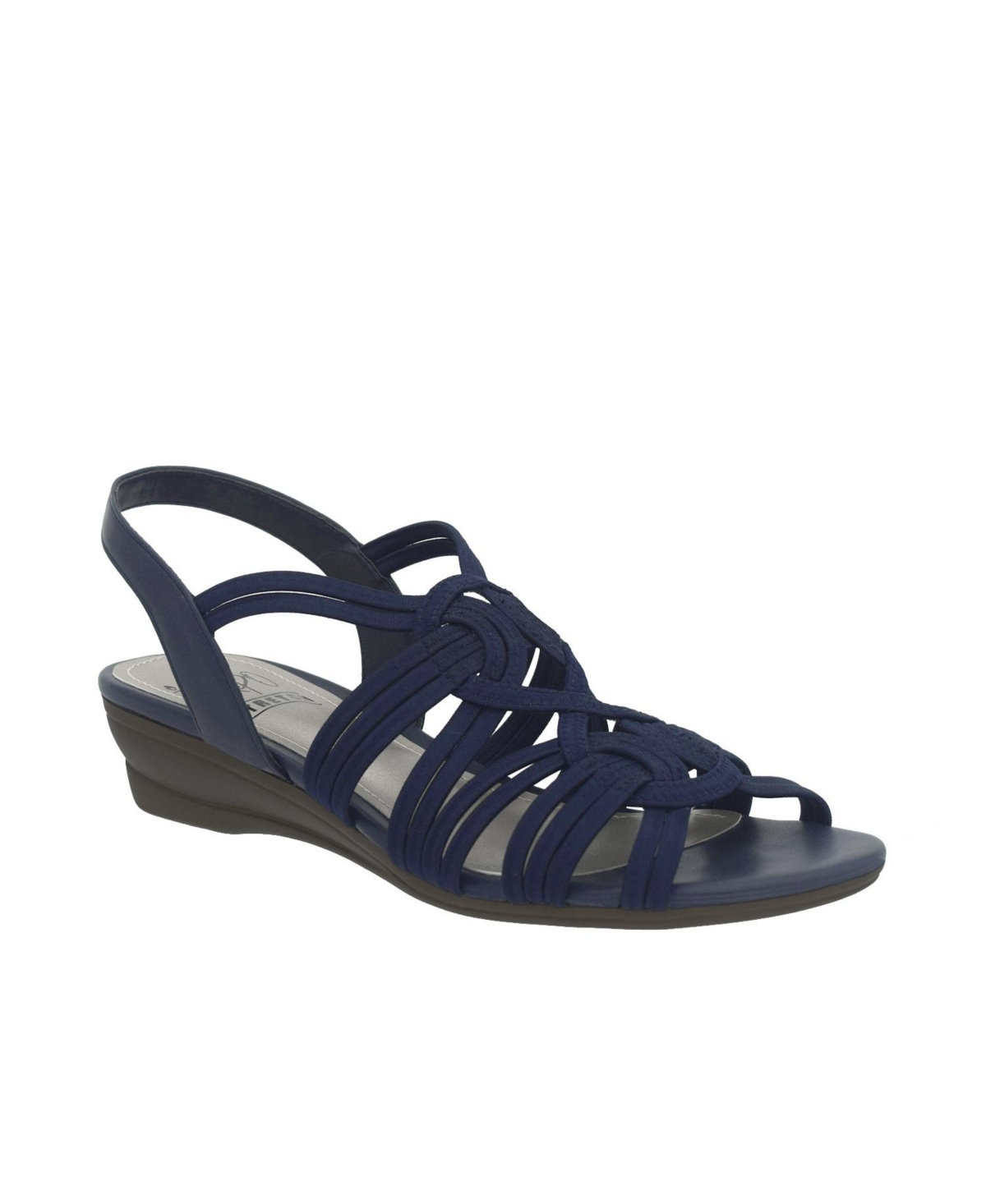 Shop Impo Women's Riya Stretch Flat Sandals In Midnight Blue