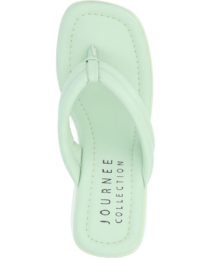 Journee Collection Women's Shareene Platform Wedge Sandals - Macy's