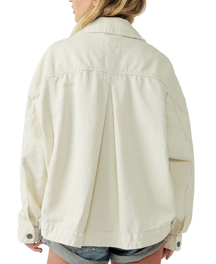 Free People Women's Opal Swing Denim Jacket Macy's