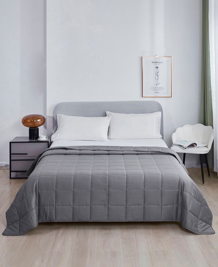 Dream Theory Cotton Weighted 12 lbs Blanket, Twin Macy's