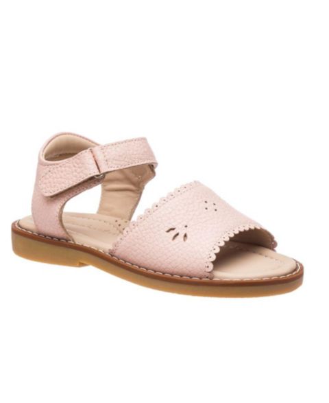 Сандалии Elephantito Classic Sandal with Scallop для девочек, цвет: Розовый
