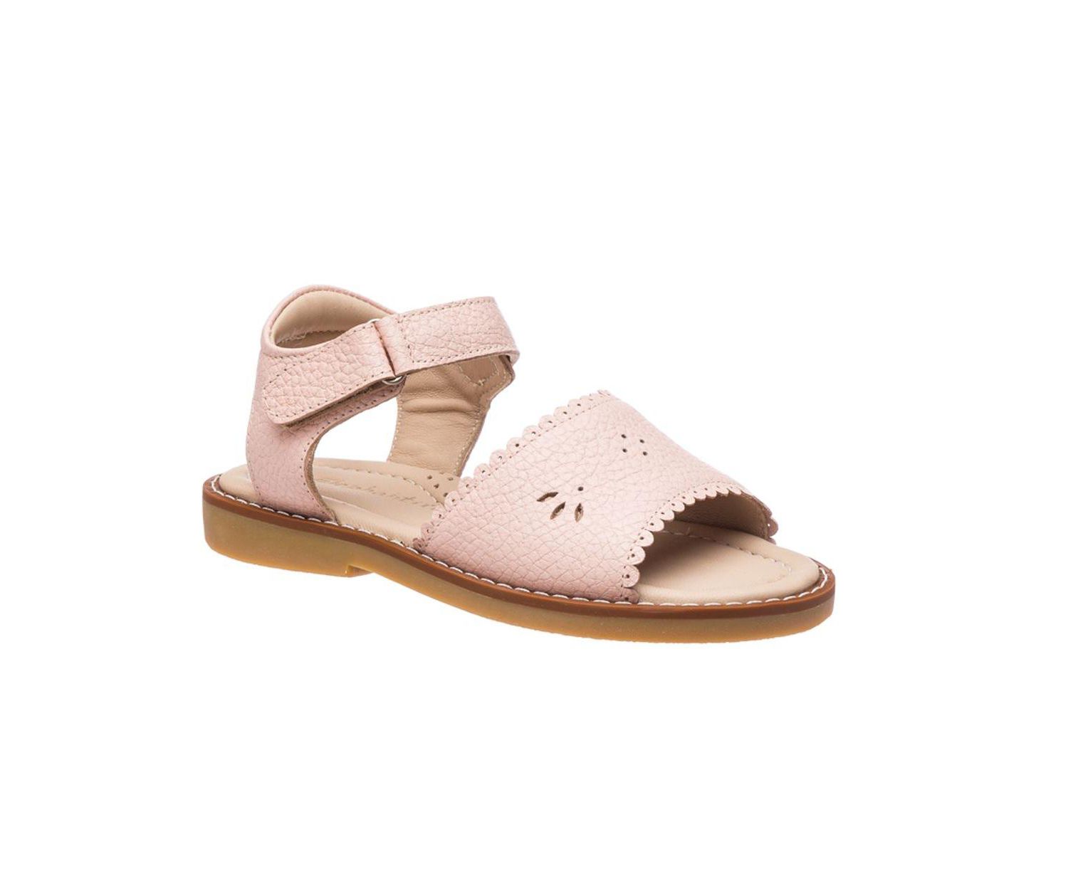 Girls Classic Sandal with Scallop