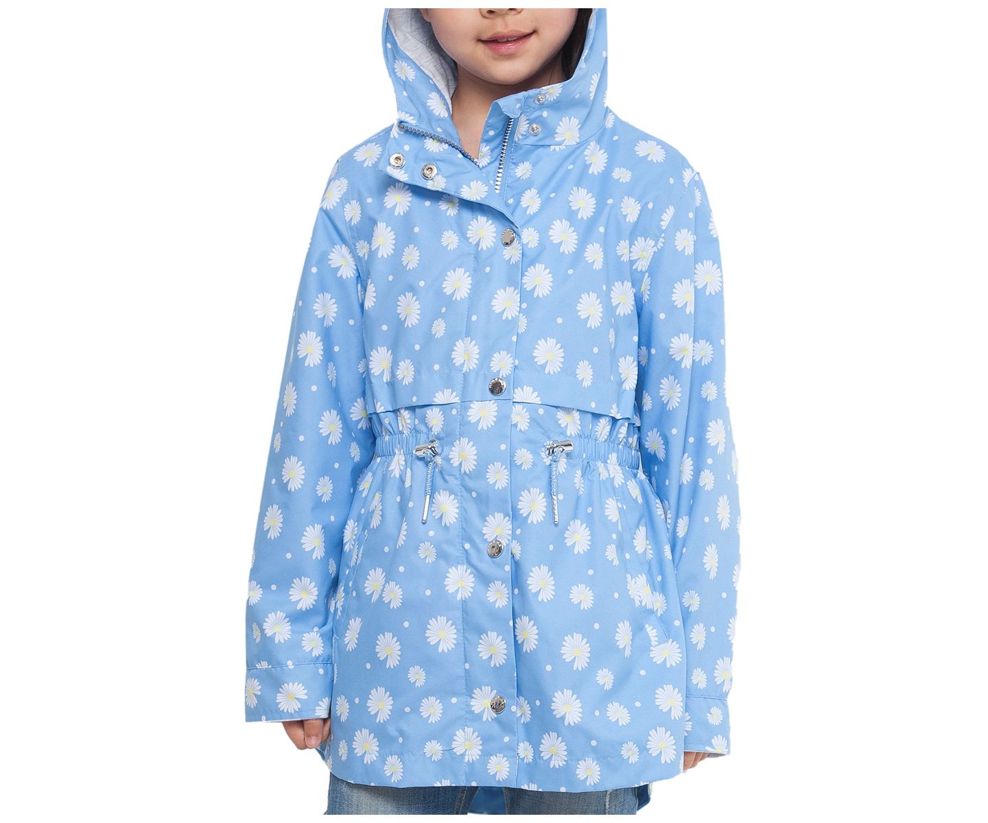 Куртка Rokka&Rolla Lightweight Rain Jacket Trench Coat Xs-Xl для девочек, цвет: Синий — фото 10