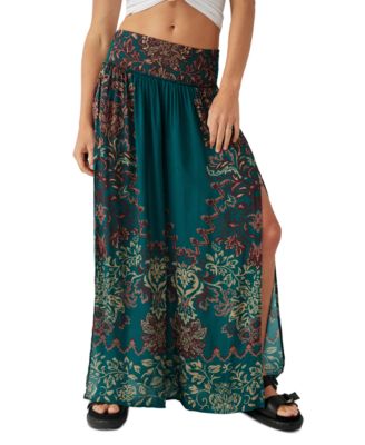Free People - Women's Sweet Arrival Printed Wide-Leg Pull-On Pants