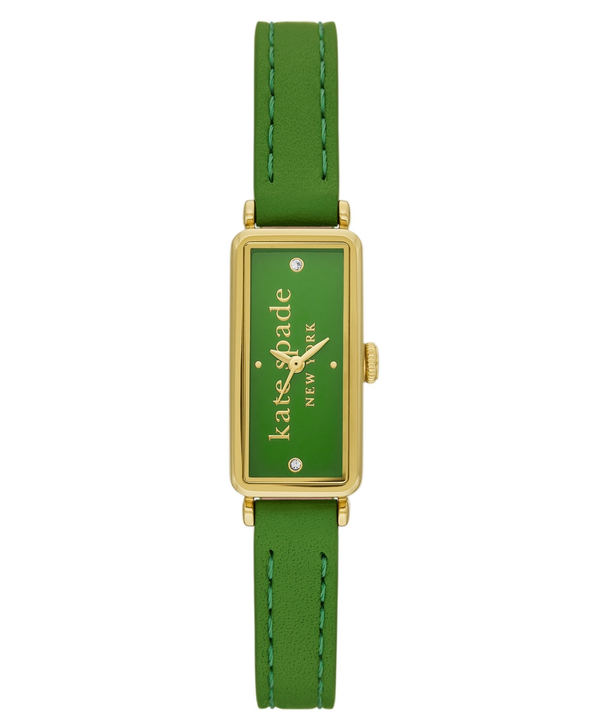Kate Spade Rosedale Green Leather Watch