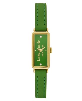 kate spade new york Women's Rosedale Three Hand Quartz Green Leather Watch  32mm & Reviews - All Watches - Jewelry & Watches - Macy's
