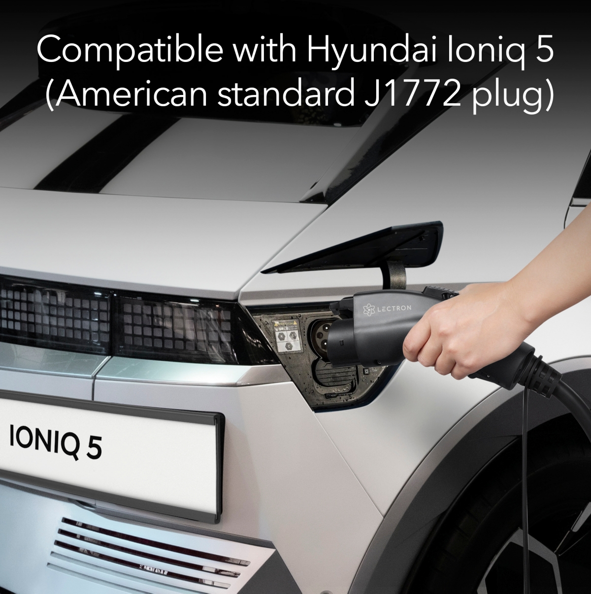 Lectron V2L Adapter Compatible with Hyundai Ioniq 5 - Vehicle to Load Adapter - Power Your Devices with Your Ioniq 5 Pack) - Black