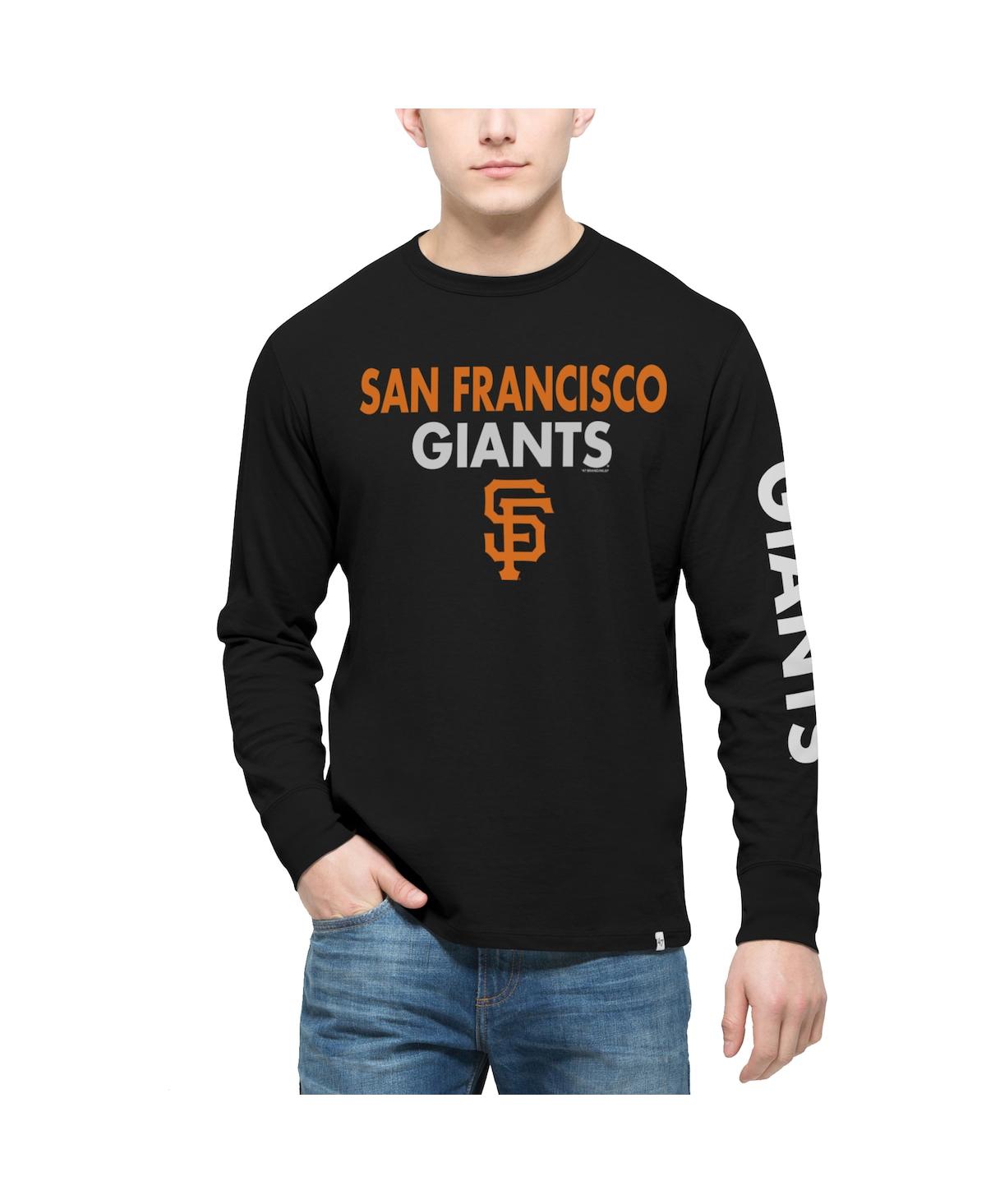 Men's '47 Black San Francisco Giants Team Logo T-Shirt